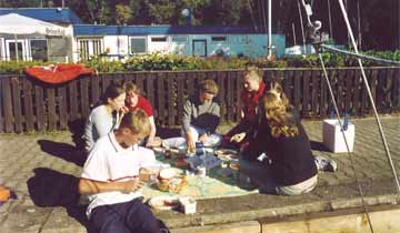 Picknick im Britischen Yachtclub